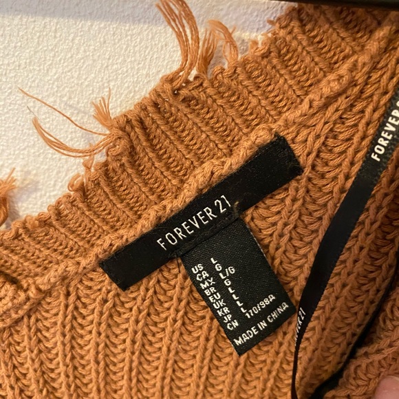 forever 21 brown sweater - Picture 2 of 2